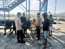 Polsek Kawasan Pelabuhan Laut Bima Sosialisasikan Layanan Call Center 110 kepada Masyarakat