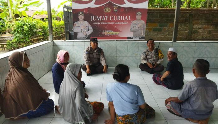 Program Jumat Curhat di Lombok Barat: Polisi dan Warga Diskusikan Masalah Sosial