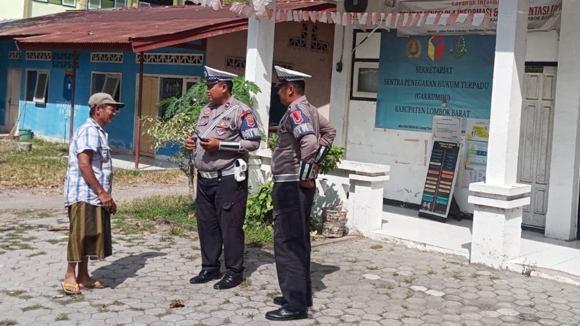 Patroli Lalu Lintas Polres Lombok Barat, Jaminan Keamanan Pemilihan Umum