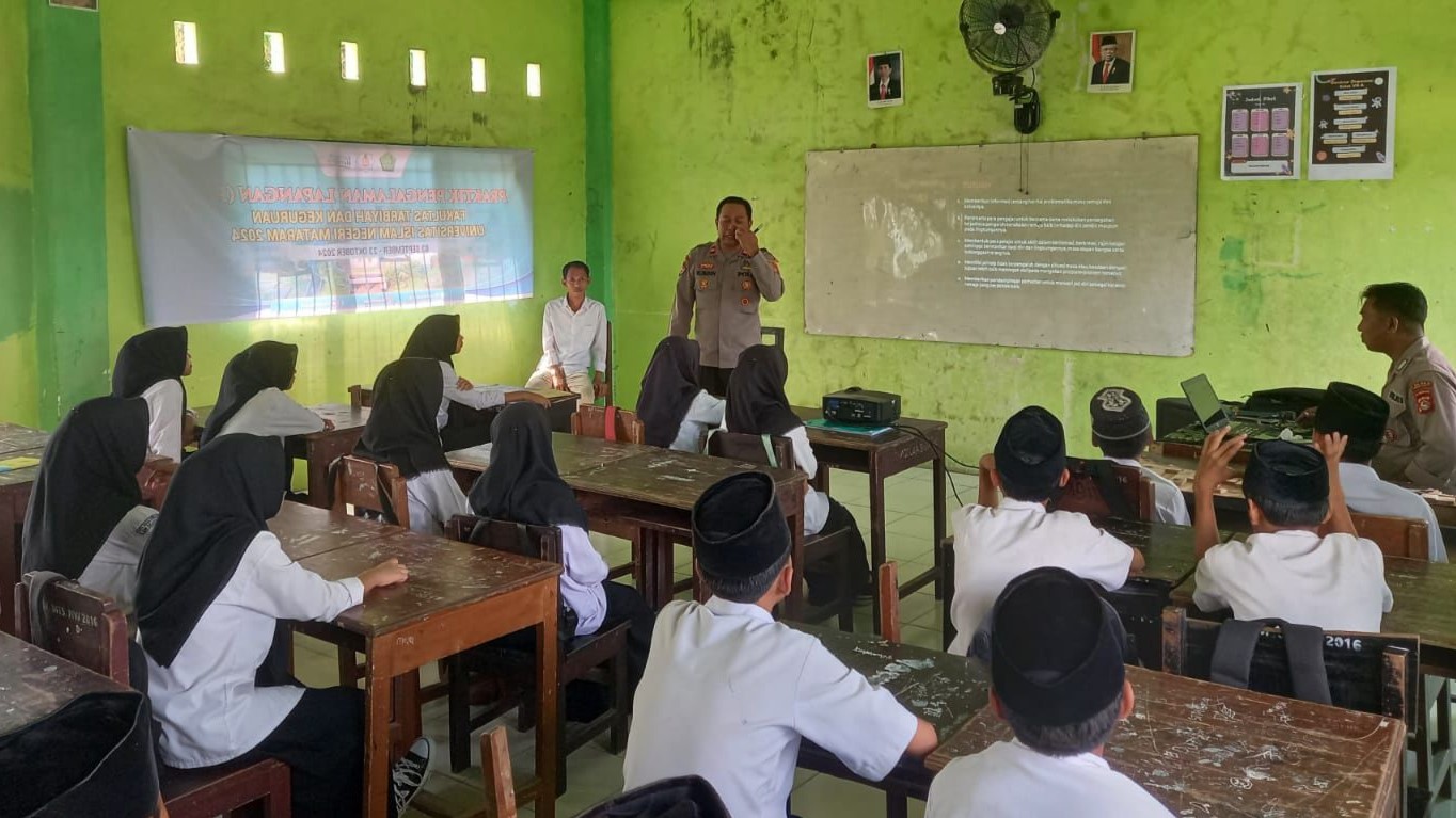 Polres Lombok Barat Ajak Santri Jaga Kamtibmas Jelang Pemilukada 2024