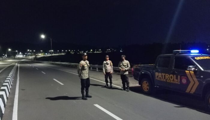 Keamanan Jalan Bypass Lombok Barat: Patroli Rutin Polsek Gerung Berjalan Lancar