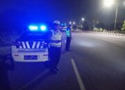 Upaya Polres Lombok Barat: Patroli Malam Cegah Kejahatan 3C di Jalan By Pass