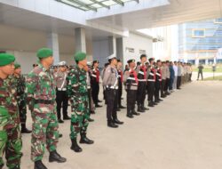 200 Personel Gabungan Siap Amankan Debat Perdana Pilkada Bupati dan Wabup Lombok Tengah.