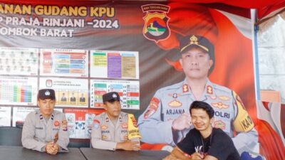 Gudang KPU Lombok Barat Dijaga 24 Jam Menjelang Pilkada 2024