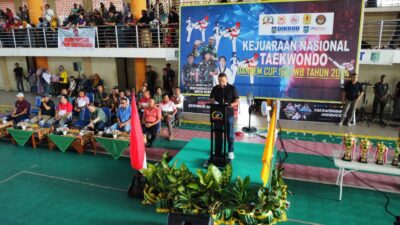 Danrem 162/WB Resmi Tutup Kejurnas Taekwondo Open Tournament 2024