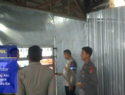 Pastikan Logistik Di KPU Aman Polres Lombok Utara Lakukan Pengamanan