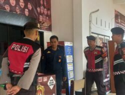 Tingkatkan Keamanan Pemilu, Polres Lombok Barat Lakukan Patroli di KPU