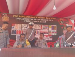 Operasi Mantap Praja 2024: Patroli Polres Lombok Barat Tingkatkan Keamanan Menjelang Pemilu