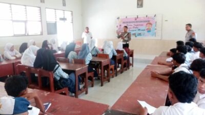 Polsek Sekotong Menyapa Sekolah, Edukasi Bullying hingga Bahaya Narkoba