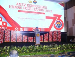 Sertifikasi Uji Kompetensi Kehumasan Pada Anev Konsolidasi Humas Polri T.A 2024