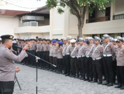 Ratusan Personil Polda NTB Diterjunkan Saat Debat Kedua Paslon Gubernur NTB