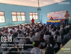 Cegah Kenakalan Remaja, Polres Sumbawa Lakukan Pembinaan dan Penyuluhan Di SMPN 2 Labuan Sumbawa