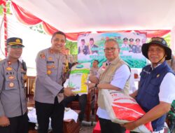 Kapolres Lombok Utara bersama Forkopimda, Lounching Gugus Tugas Polri Dukung Ketahanan Pangan