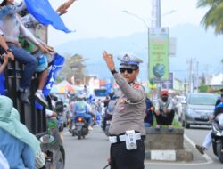 Kampanye Akbar Hari ke-2 Berlangsung Aman, Polres Sumbawa Barat Turunkan 130 Personel Pengamanan