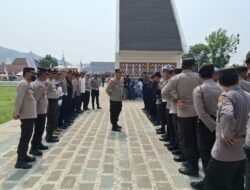 Polres Sumbawa Barat Lakukan Pengamanan Kampanye Akbar Hari ke-3