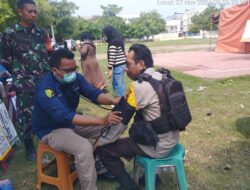 Sie Dokkes Polres Bima Kota Pastikan Kesehatan Personel Pam TPS