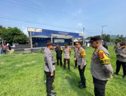 Kapolres Sumbawa Barat Monitoring Bersama Pelaksanaan Pemungutan Suara di Sejumlah TPS