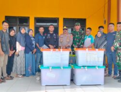 Kerja Tak Kenal Lelah, Personel Polres Bima Kota Kawal Pergeseran Logistik Pemilukada dari PPK ke KPU