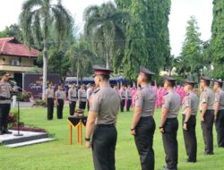 Dedikasi dan Loyalitas Dihargai: Polres Lombok Barat Gelar Upacara Kenaikan Pangkat dan Purna Tugas