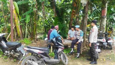 Polsek Lembar Gencar Patroli Dialogis, Waspada Cuaca Ekstrem!