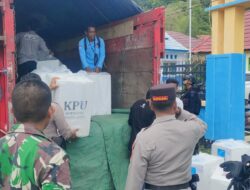 Kapolsek Hu’u Kawal Pergeseran Logistik Pilkada Serentak 2024 ke KPU Kabupaten Dompu