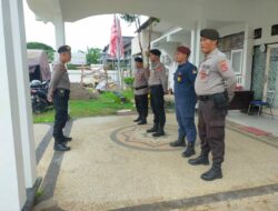 Sat Samapta Polres Sumbawa Barat Laksanakan Pengamanan di Kantor KPU Sumbawa Barat