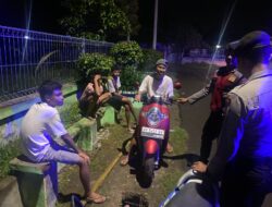 Sat samapta lakukan patroli malam cipkon harkamtibmas