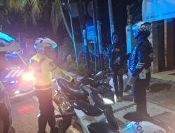 Sat Lantas Polres Bima Kota Tertibkan Kendaraan Bermotor dengan Knalpot Brong