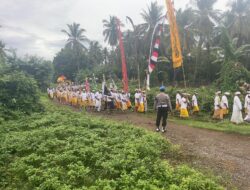 Polres Lombok Utara Amankan Kegiatan Keagamaan di Tanjung.