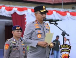 Kunker Kapolda NTB Gelar Apel Konsolidasi Pasca Pilkada Serentak di Polres Sumbawa Barat