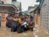 Polres Bima Kota Respon Cepat Bantu Evakuasi Dampak Banjir di Sejumlah Wilayah Kota Bima