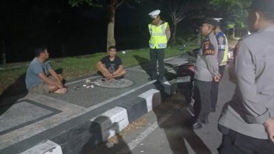 Kediri Zero Kriminal, Patroli Gabungan Gempur 3C dan Balap Liar Dini Hari