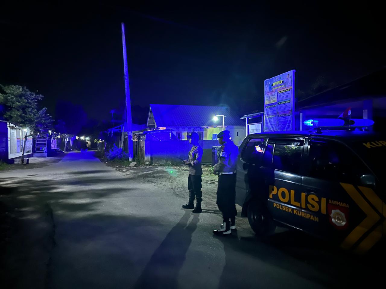 Malam di BIL I dan II Lebih Terjaga, Patroli Intensif Polsek Kuripan Beri Rasa Aman