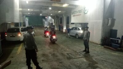 Antisipasi Gangguan Kamtibmas, Polsek Lembar Perketat Pengamanan di Pelabuhan