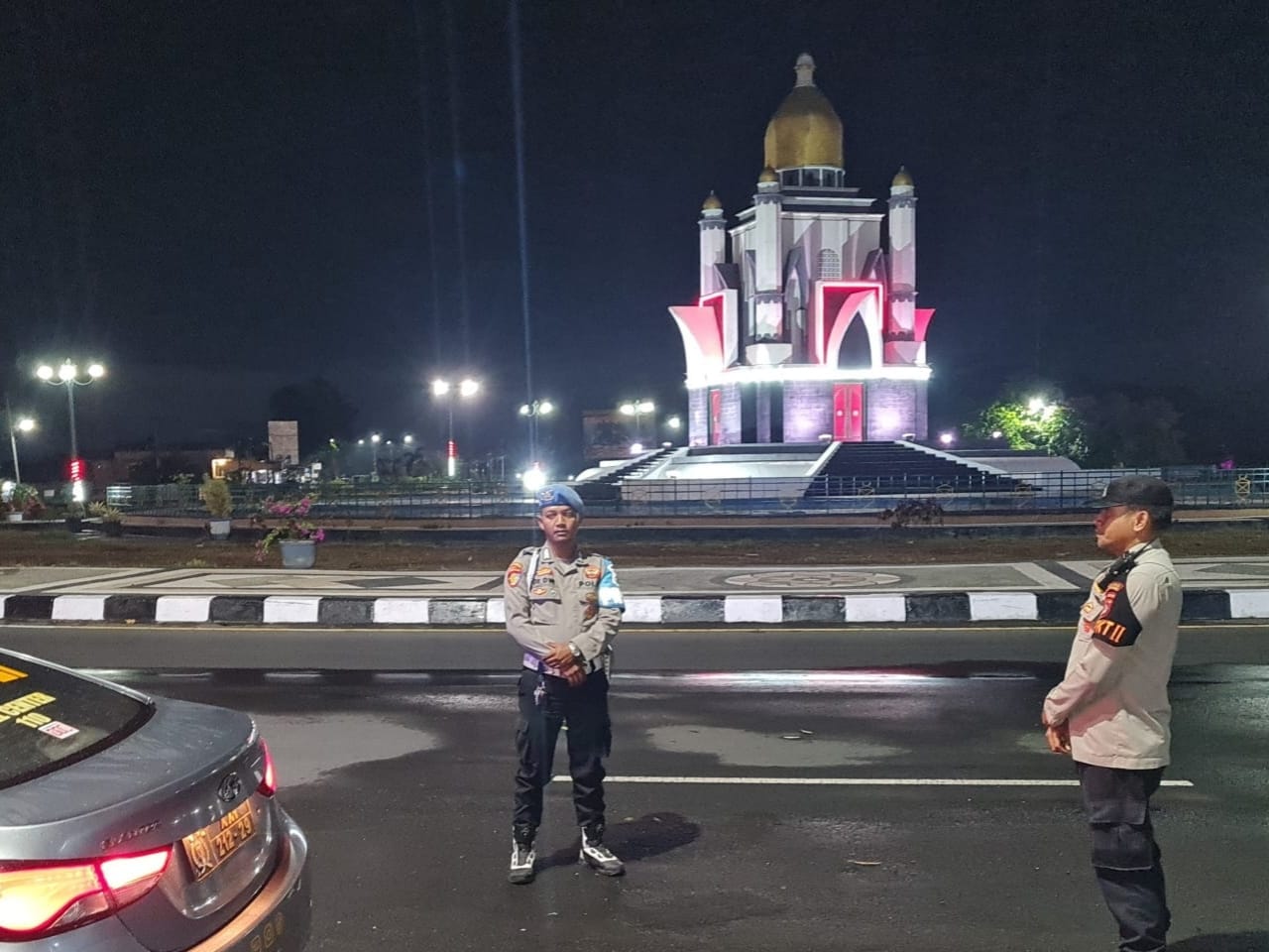 Malam di BIL Kondusif: Sinergi Polisi-Masyarakat Jaga Keamanan