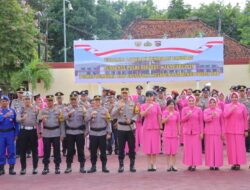 Polres Sumbawa Gelar Upacara Korp Raport Kenaikan Pangkat Periode 1 Januari 2025