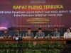 Polres Sumbawa Barat gelar pengamanan Rapat Pleno KPU  penetapan pasangan  Bupati dan Wakil Bupati terpilih Sumbawa Barat