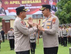 Pisah Sambut Kapolres Bima Kota: AKBP Yudha Pranata S.I.K., S.H. Serahkan Tongkat Kepemimpinan kepada AKBP Didik Putra Kuncoro S.I.K., M.Si