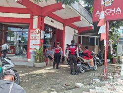 Sat Samapta Polres Sumbawa Barat Lakukan Patroli Dialogis Sasar Pertokoan Dalam Kota