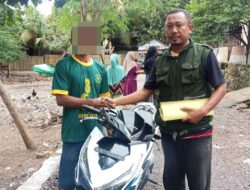 Team Opsnal Polsek Rasana’e Barat Berhasil Ungkap Kasus Penggelapan Sepeda Motor