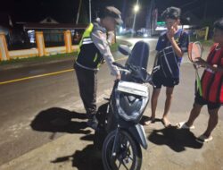 Dorong Kamtibmas Tetap Kondusif, Polsek Seteluk Gelar KRYD Malam Hari, Antisipasi Gangguan Keamanan