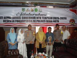 AKBP Didik Putra Kuncoro S.I.K., M.Si Terima Silaturahmi Bupati Bima (Wakil Gubernur NTB Terpilih 2025-2029) Beserta Forkopimda di Polres Bima Kota