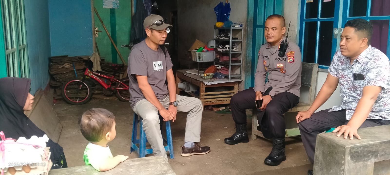 93 Minggu Berkah, Polsek Kediri Tak Henti Beri Nutrisi untuk Anak Stunting