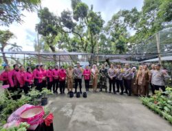 Polres Loteng Launching Pekarangan Pangan Bergizi Lestari.