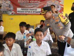 Dukung Gizi Anak, Kapolres Lombok Barat Inisiasi Makanan Gratis Bergizi