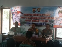 Polda NTB Jalin Silaturahmi, Imbau Kamtibmas Pasca Pilkada di Dompu