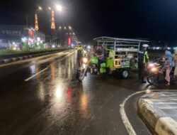 Sat Lantas Polres Lombok Utara Berikan Keamanan Ekstra Melalui Patroli Blue Light.
