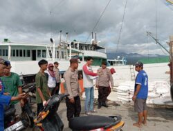 Polsek Kawasan Pelabuhan Laut Bima Laksanakan Cooling System di Area Dermaga