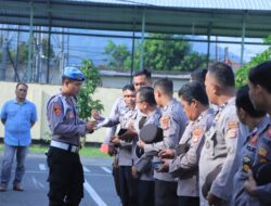 Pertahankan Kedisiplinan Personel, Si Propam Polres Sumbawa Barat Lakukan Gaktiblin