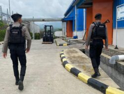 Sat Samapta Polres Bima Kota Laksanakan Pengamanan dan Patroli di Objek Vital PLTMG Bonto Bima